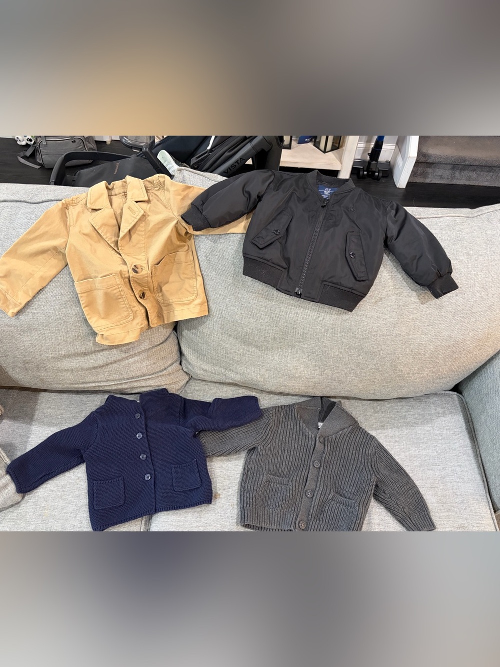 Bundle of Gap jackets and sweaters 18-24 months